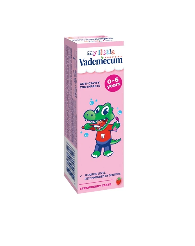VADEMECUM PASTA DINTI 50ML COPII STRAWBERRY 